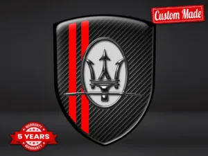 Maserati Badges Auto Résistants Qualité Pro Supérieure